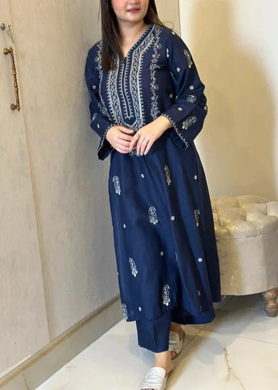 SM0046-Summer Lawn Embroidered Unstitched 2pc