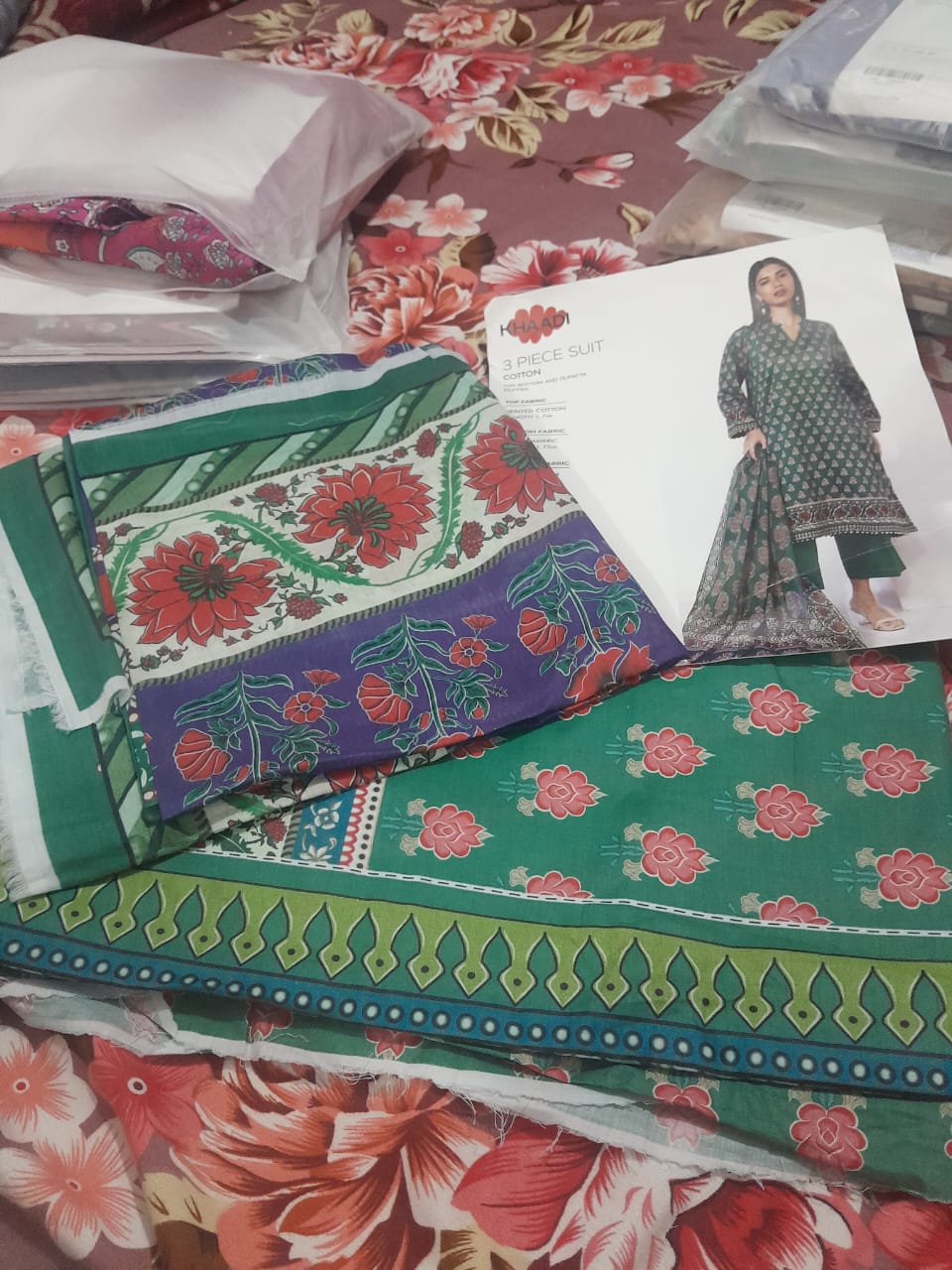 Khaadi 3 Piece Printed Lawn Suit