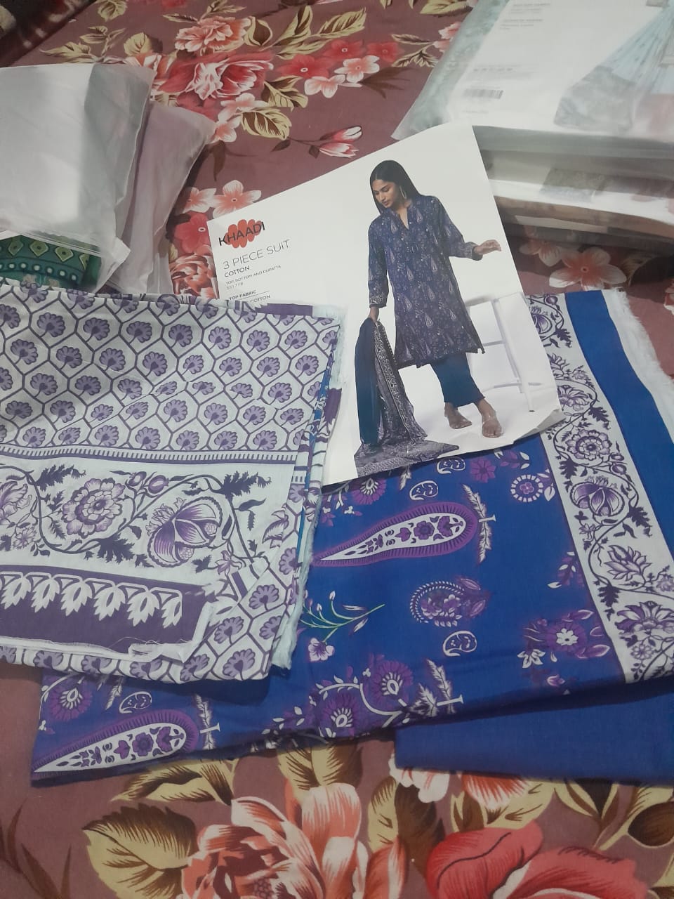 Khaadi 3 Piece Printed Lawn Suit