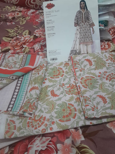 Khaadi 3 Piece Printed Lawn Suit