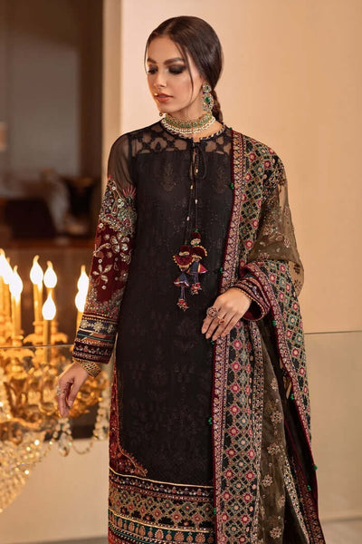 SM0029 Piece Summer Unstitched Heavy Embroidered Lawn Suit With Heavy Embroidered Organza Dupatta